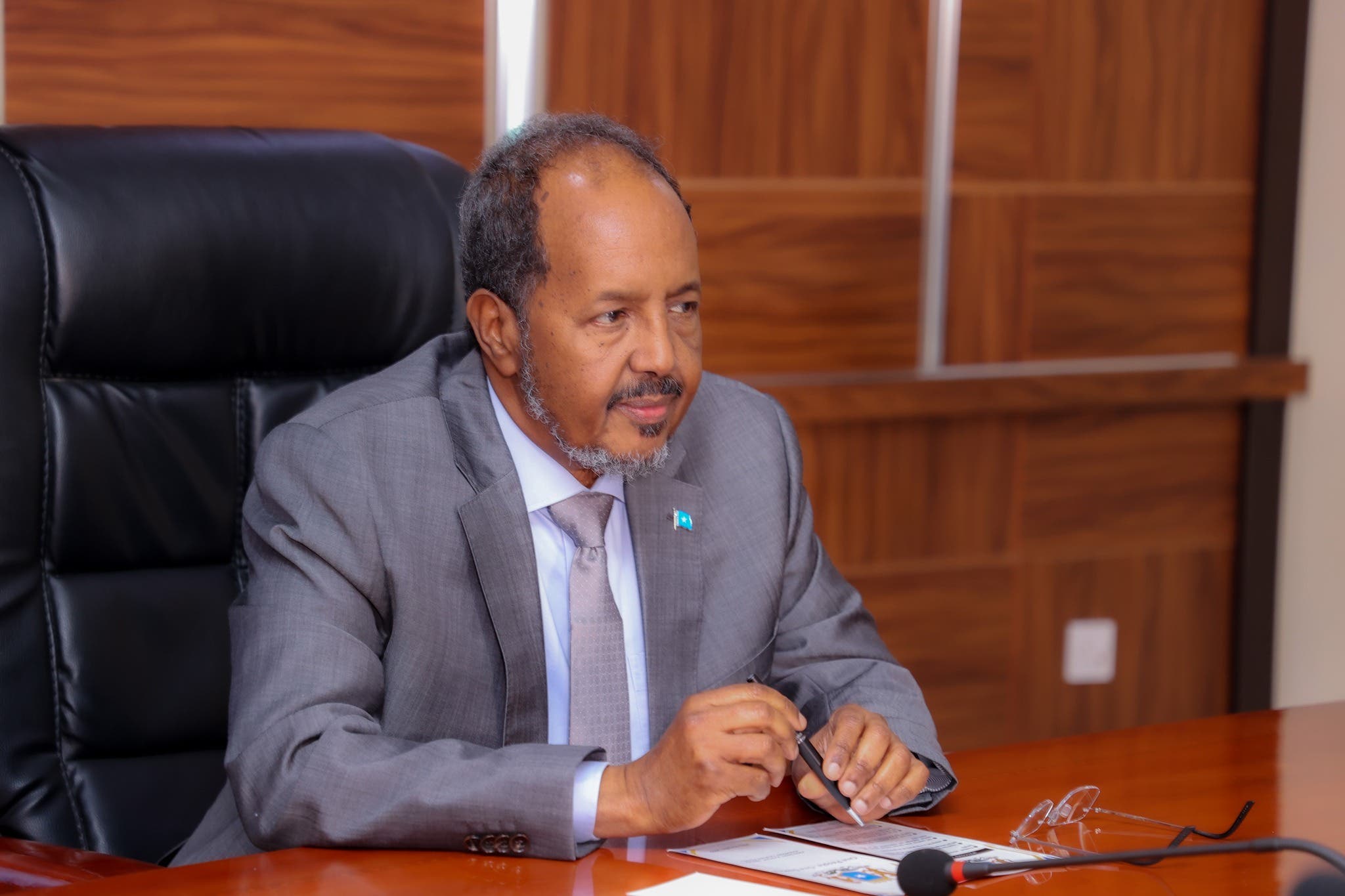 Somali president vows to eliminate Al-Shabab in a year